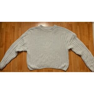 Universal Thread Sweater Womens Size XL Light blue Knit‎ Pullover Crew Neck